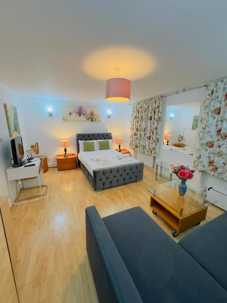 Bright Budget Studio Apartment In Central Londra Exterior foto